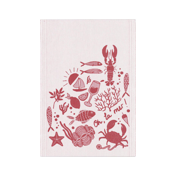Ekelund Kitchen Towel - OH LA MER - Red