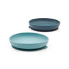 Ekobo Silicone Suction Plate Set - Blue Abyss / Lagoon