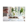 Elegant Glass Candle Holder Pairs - Large - on table