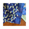 Be Wild Blueberry Linen Tea Towel - detail
