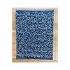Be Wild Blueberry Linen Tea Towel - dimensions
