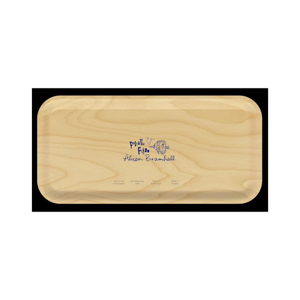 Finnish Birch Tray - Small - Sand Dollars - back
