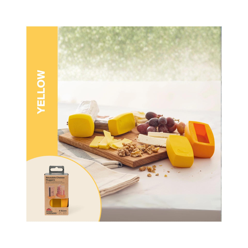Reusable Silicone Cheese Savers (Set of 4)