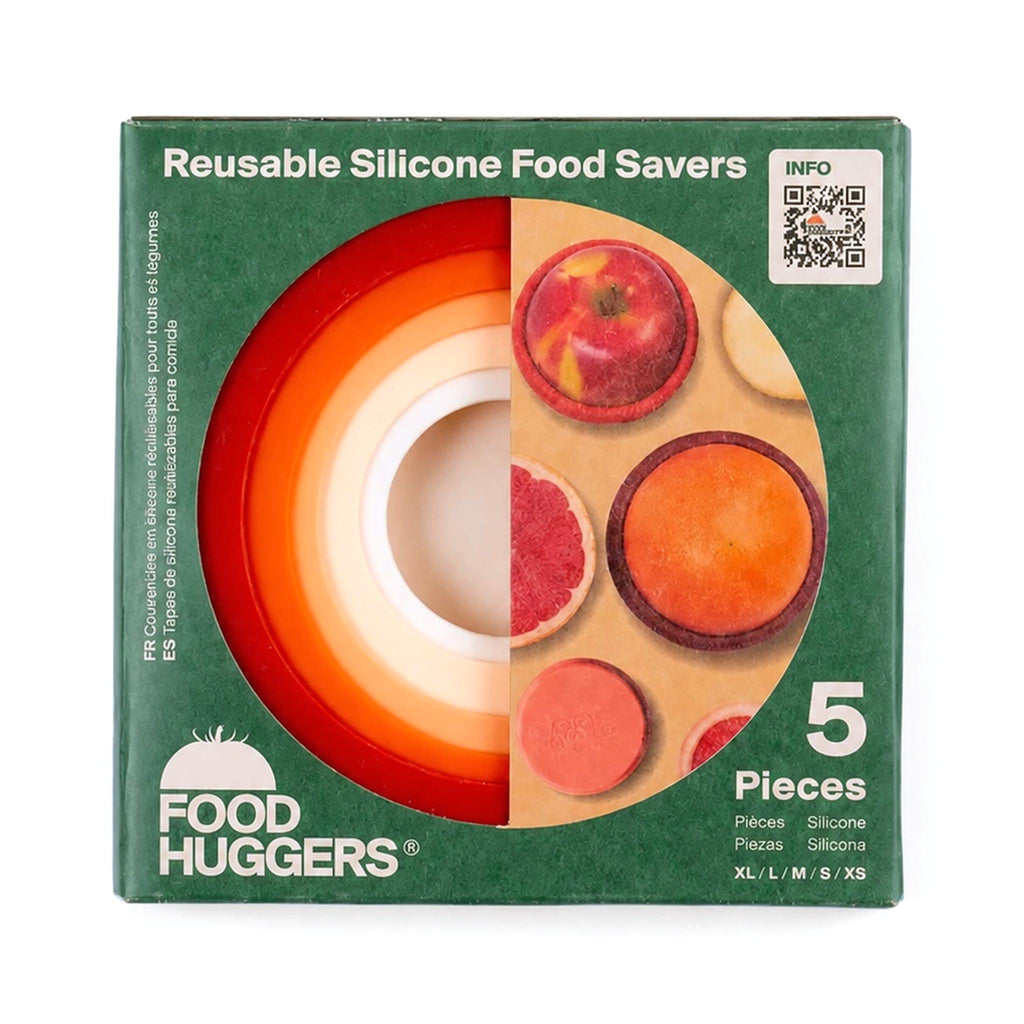 Reusable Silicone Food Savers – Terra Cotta (Set of 5)