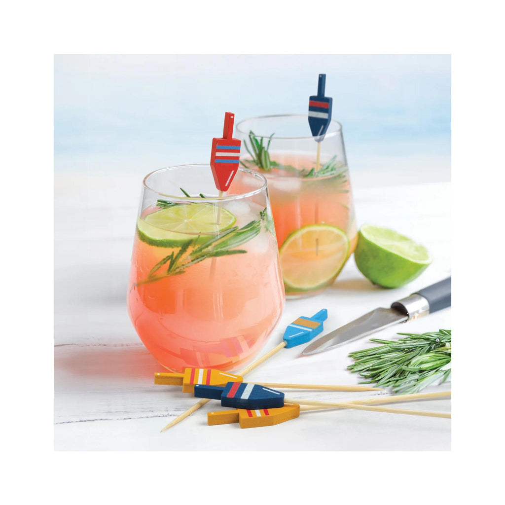 Bar Buoys Cocktail Picks Set of 24 - in use