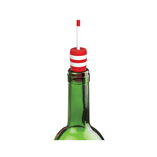 Nauti Buoy Bottle Stopper - in use