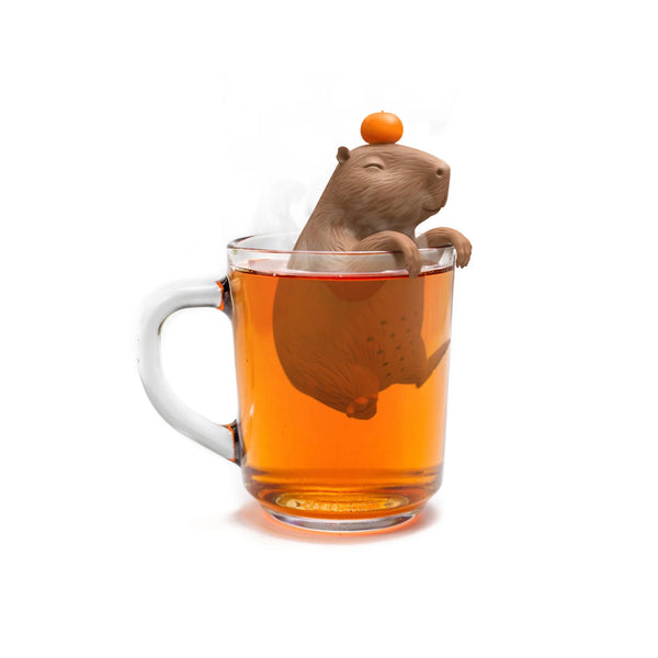 Capybarahhh Tea Infuser - in use