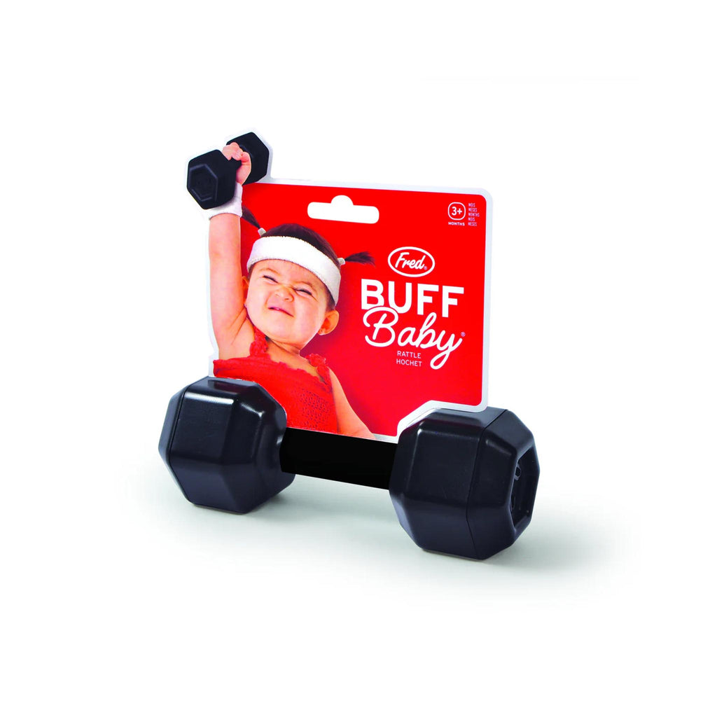 Buff Baby - Dumbbell Rattle - packaging