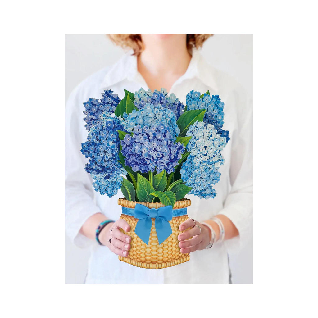 Fresh Cut Paper 3D Pop Up Bouquet - Nantucket Hydrangeas