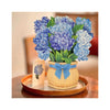 Fresh Cut Paper 3D Pop Up Bouquet - Nantucket Hydrangeas