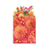 Fresh Cut Paper 3D Pop Up Bouquet - Dahlia Sunrise - packaging