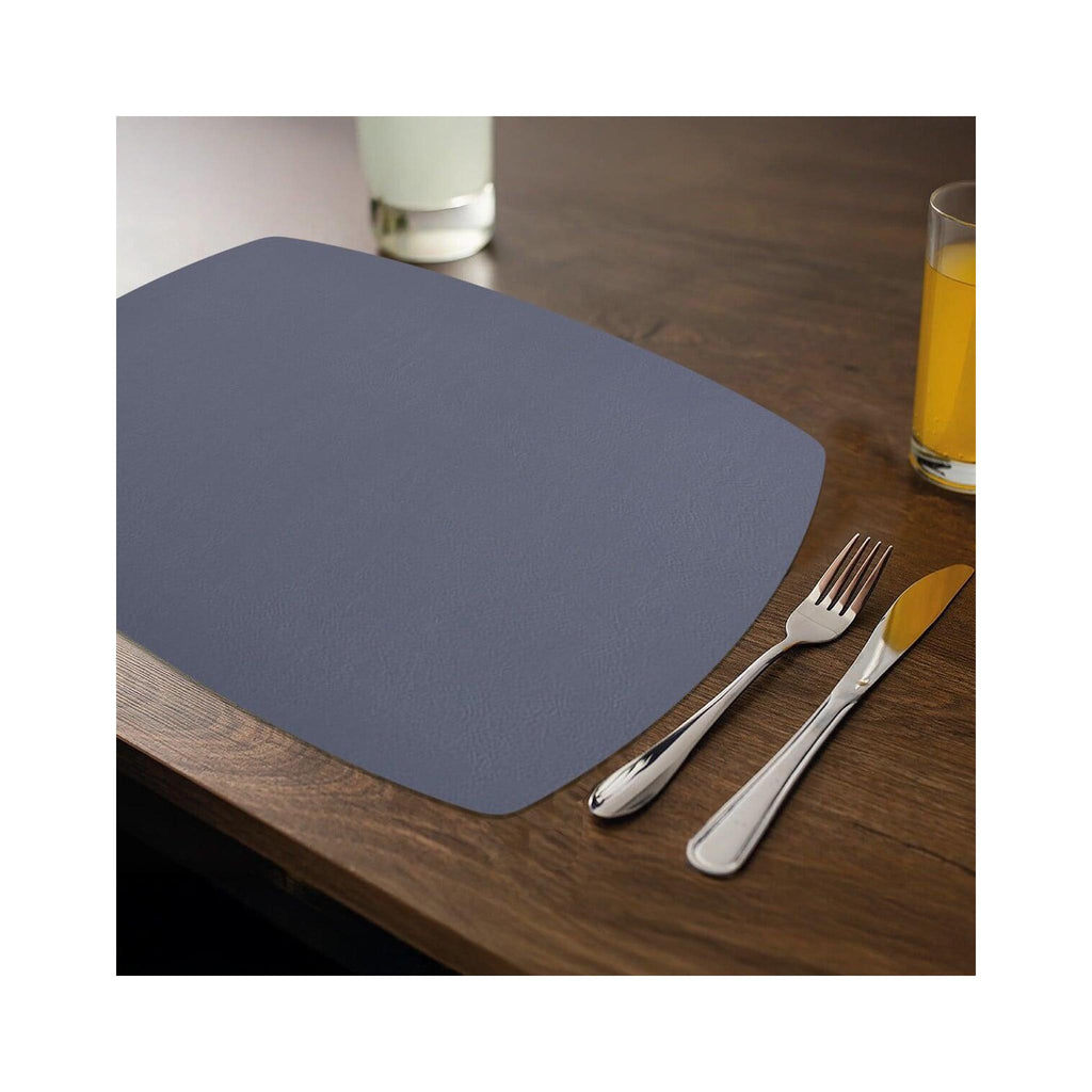 Mattola Rectangle Plus Placemats - Stone Marine on table