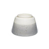 Porcelain Rice Bowl - Smokey Grey - upside down