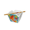 Takeout Bowl with Chopsticks -Carp