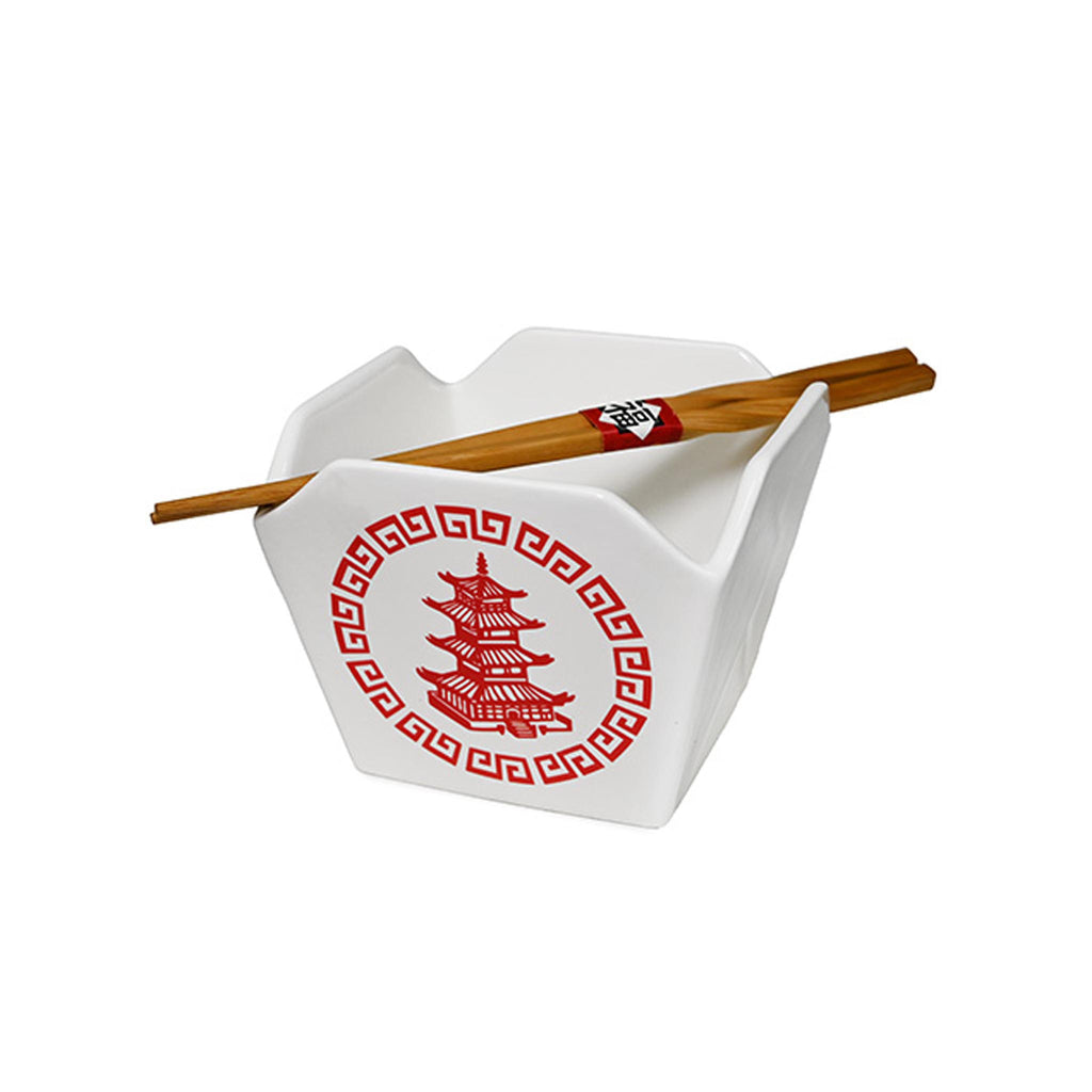 Takeout Bowl with Chopsticks -Pagoda