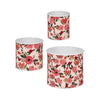 Floral Heart Containers