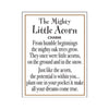 The Mightly Little Acorn Charm - card