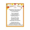 Thankful Turkey Charm - card