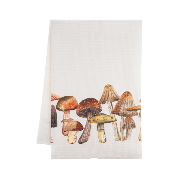 Mushroom Pattern Tea Towels - Bottom Design