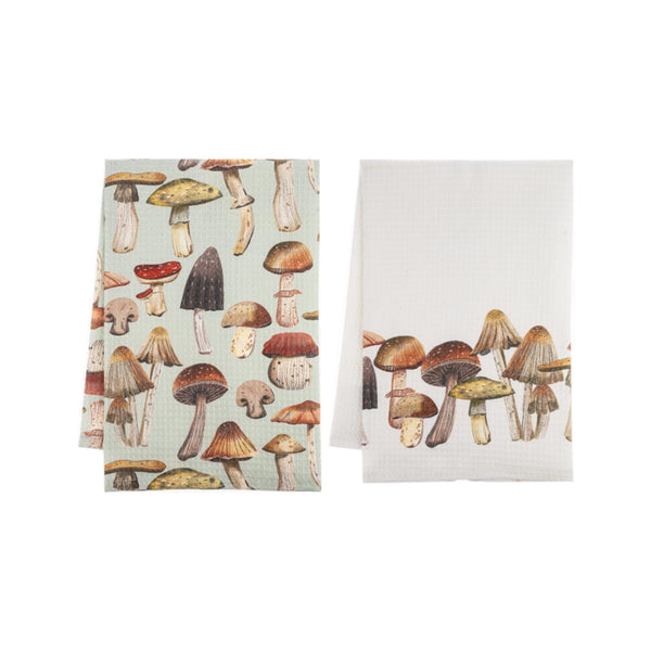 Mushroom Pattern Tea Towels
