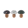 Decorative Winter Mushroom Figures