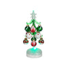 Glass Light Up Trees with Ornaments - Dots