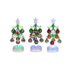 Glass Light Up Trees with Ornaments