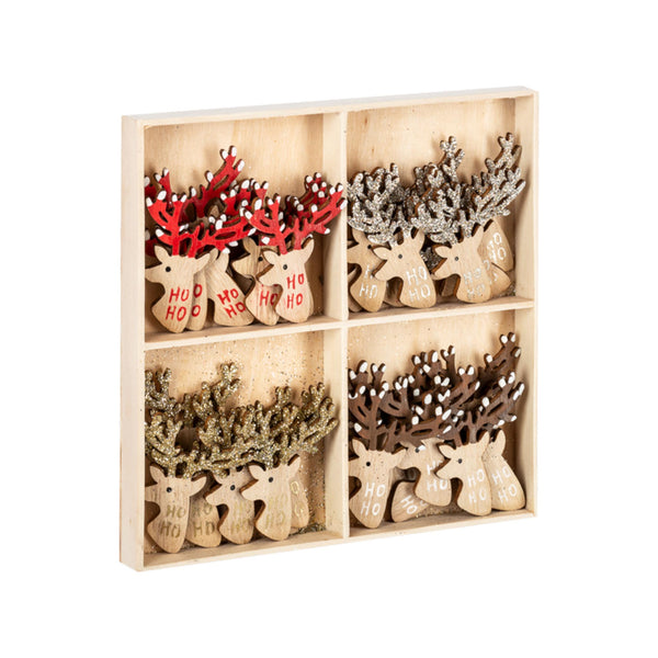 Reindeer Ornaments Boxed Set