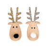 Boxed Reindeer Head Ornaments Set of 48