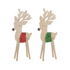 Sparkly Reindeer Figures