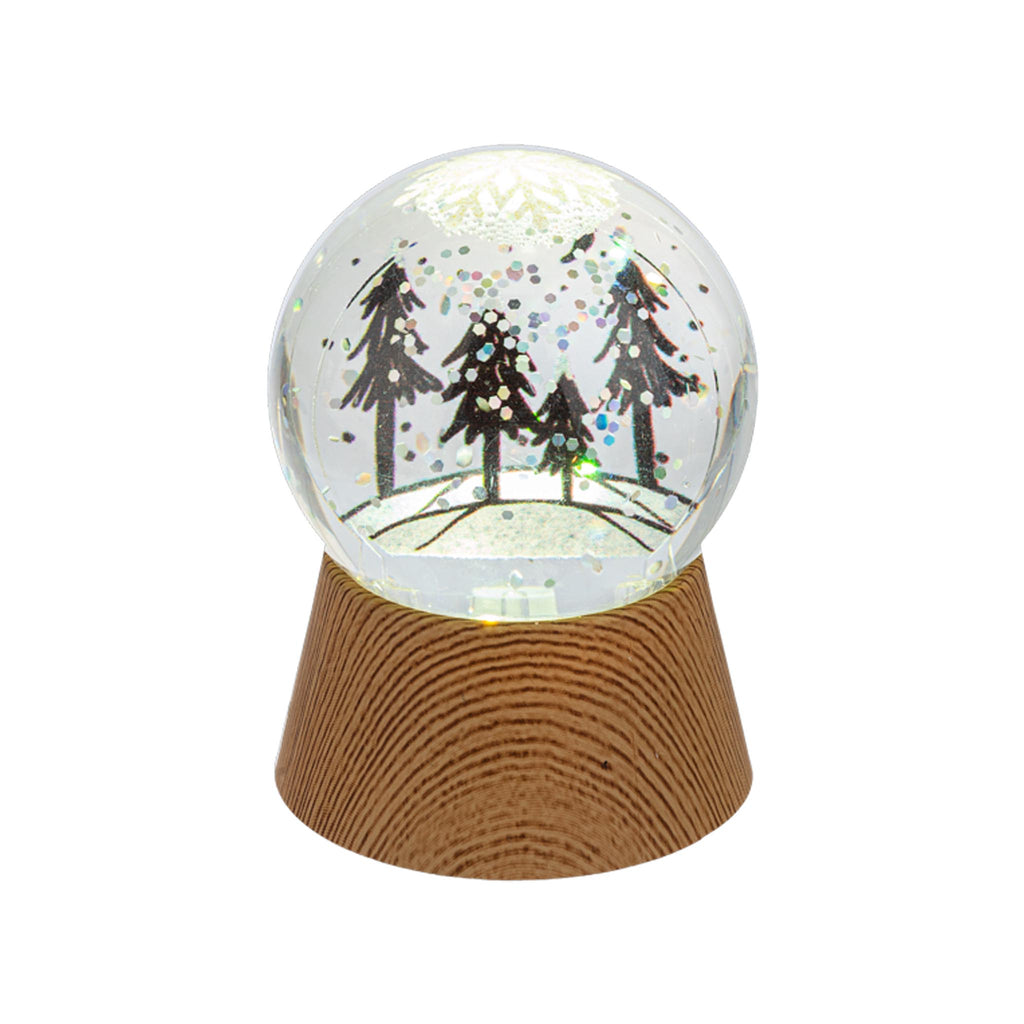 Lighted LED Globe Woodland Scenes - Forest