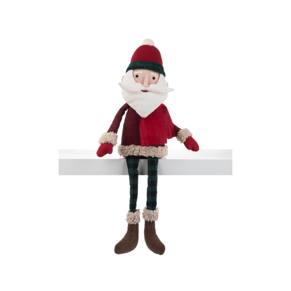 Santa Lumberjack Shelf Sitter