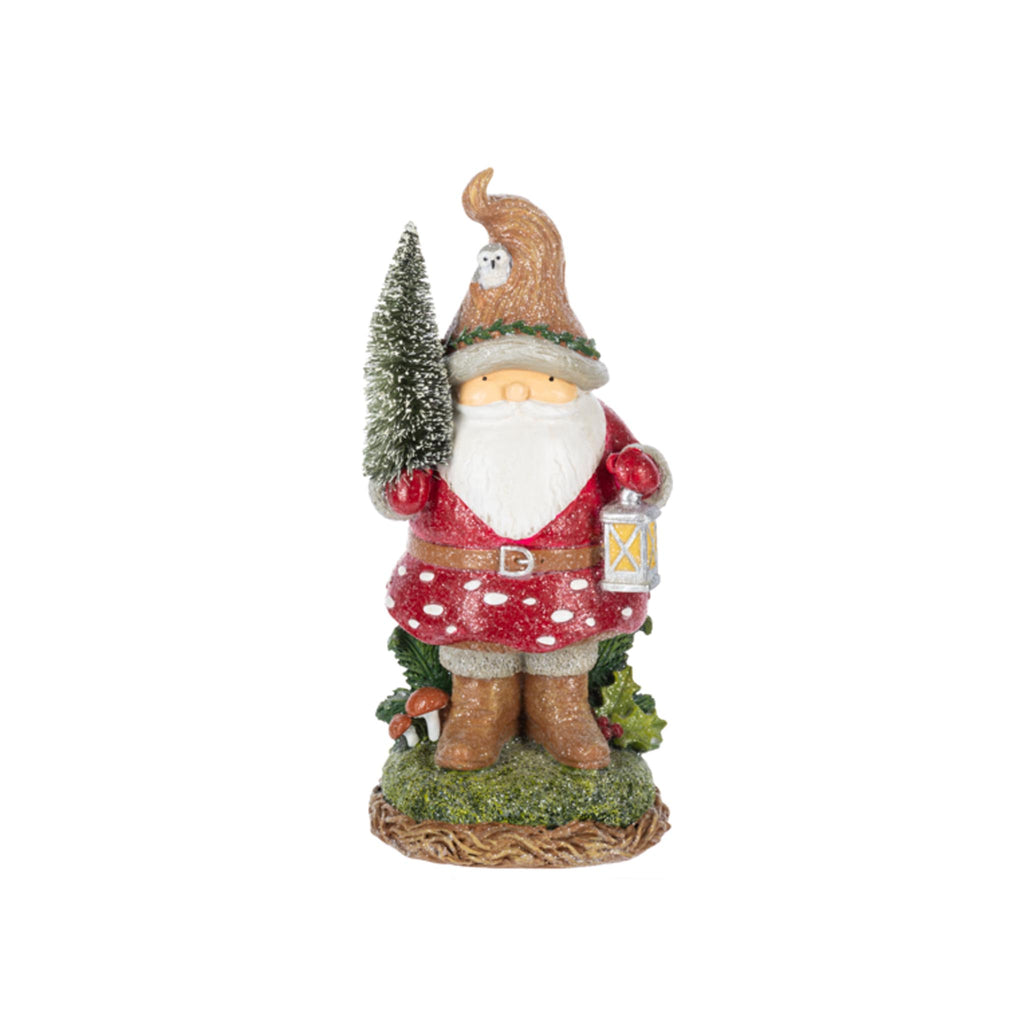 Resin Gnome Figure with Tree