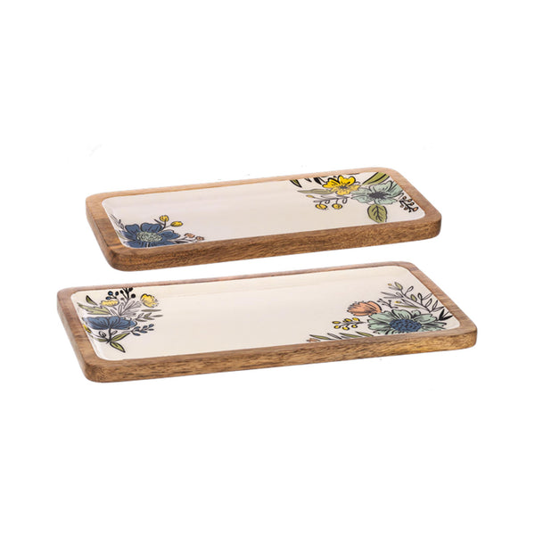 Mod FloralsMango Wood Trays