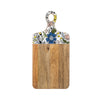 Mod Florals Cheese Boards with Handles - Top design