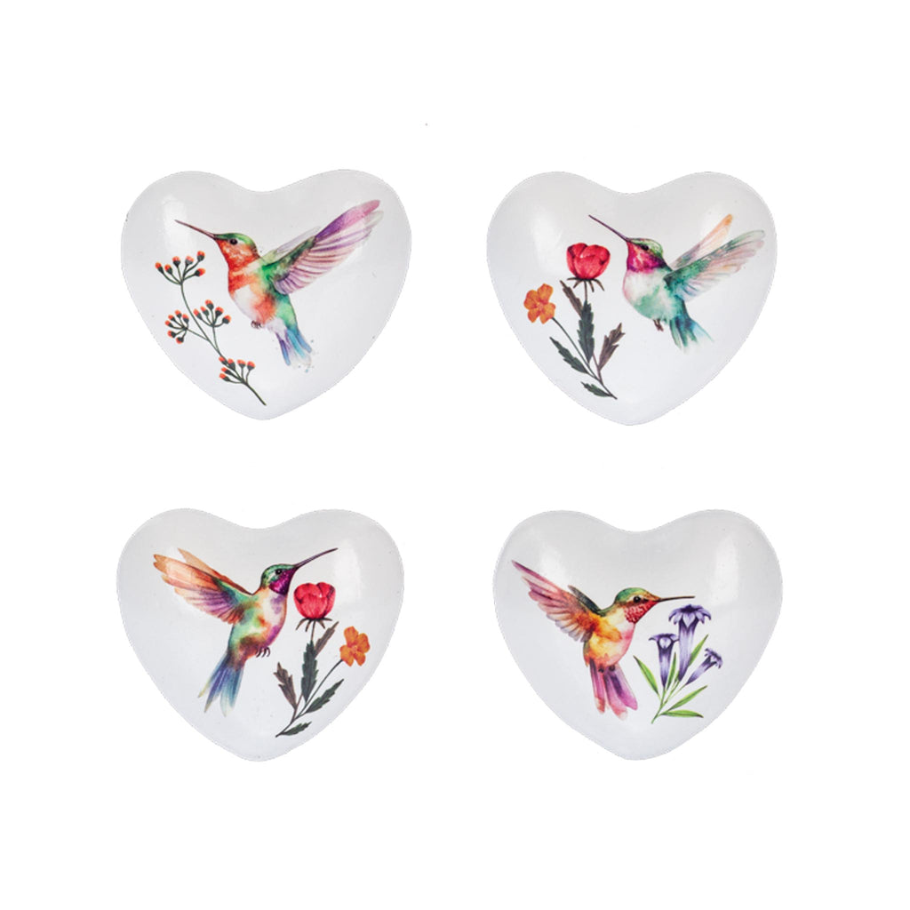 Hummingbird Chime Heart - Assorted
