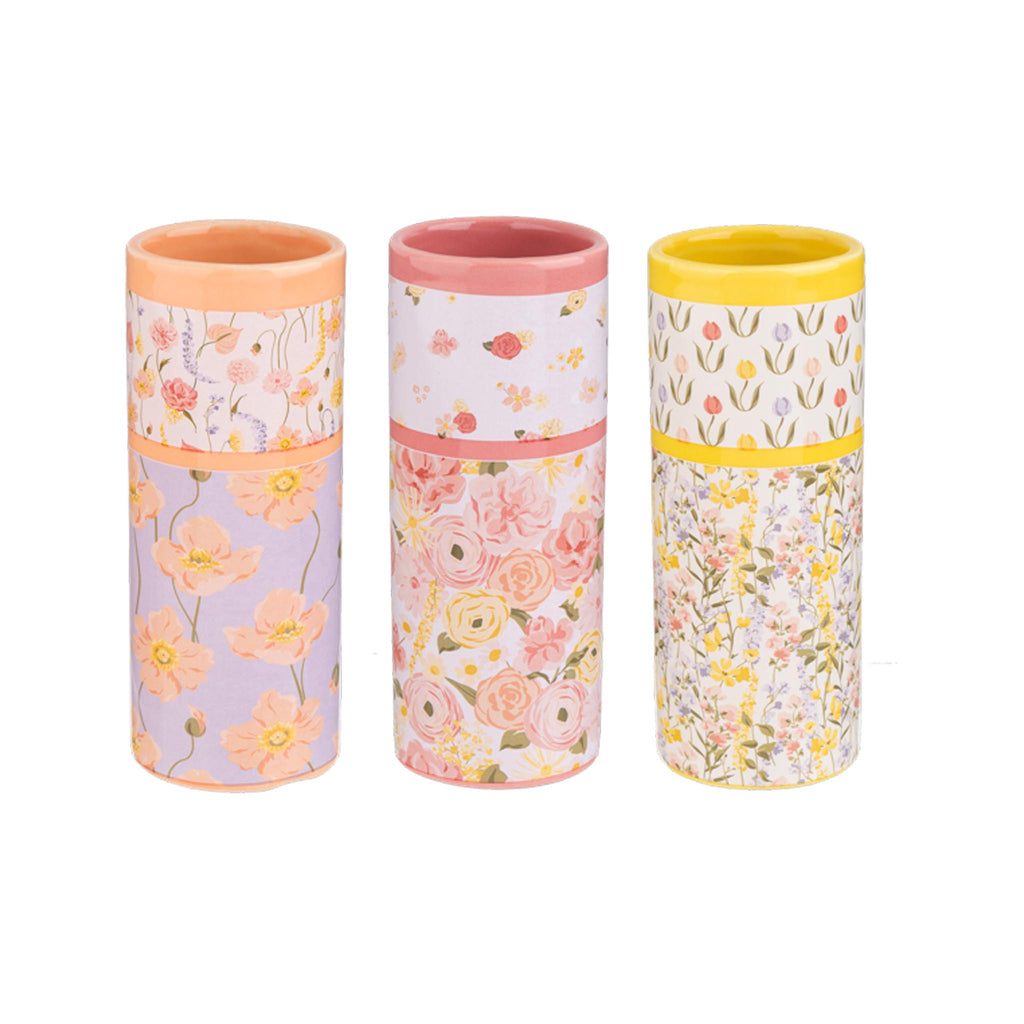 Slim Floral Bud Vases