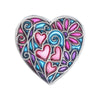 Kaleidoscope Heart Charm