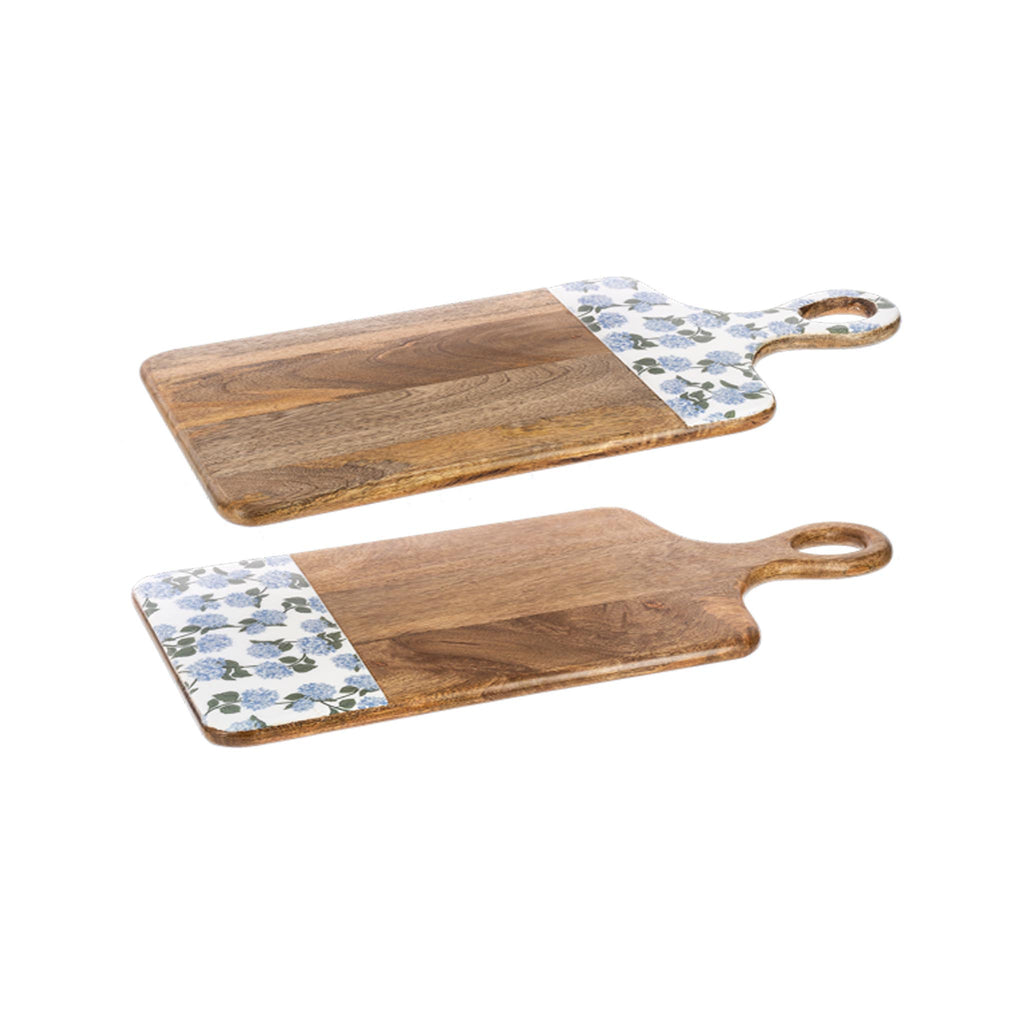 Hydrangea Cheese Boards with Handles