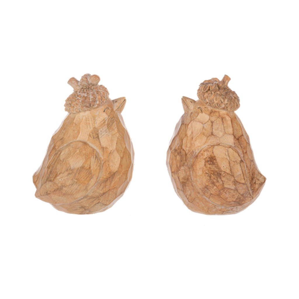 Bird with Acorn Cap Figure