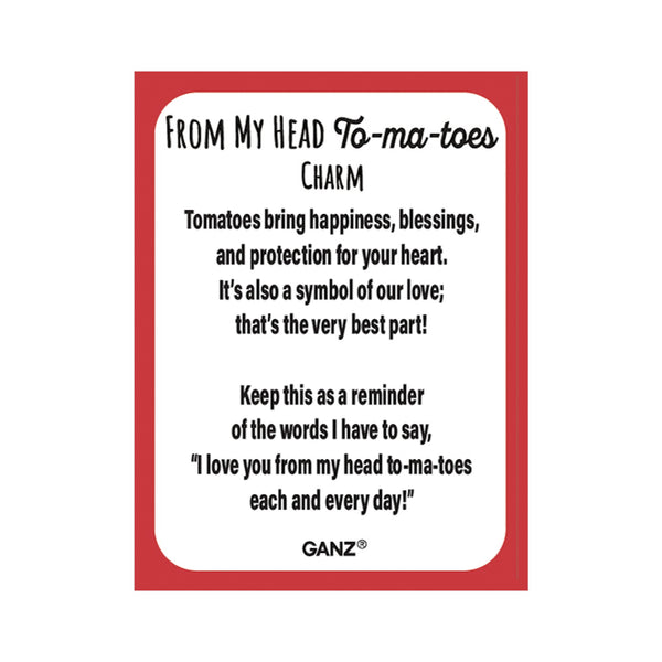 From My Head To-MA-Toes Charm - card
