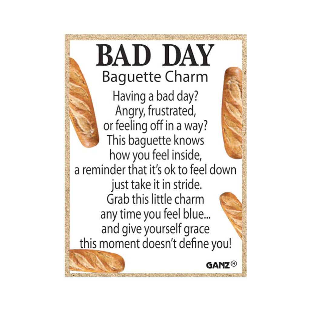 Bad Day Baguette Charm - card