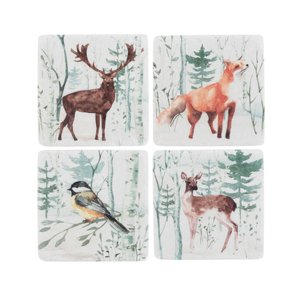 Woodland Animal Coasters - Individual