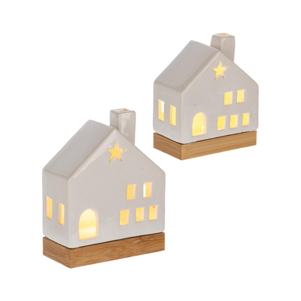 LED Porcelain Houses
