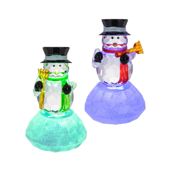 Lighted LED Mini Shimmers - Snowmen