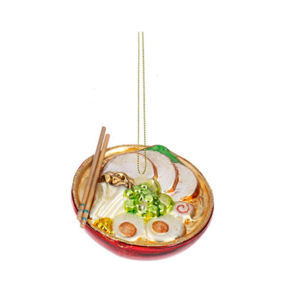 Pho Bowl Glass Ornament