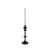 Navy Blue Iron Candle Holders - Medium