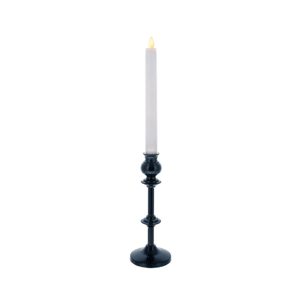 Navy Blue Iron Candle Holders - Medium