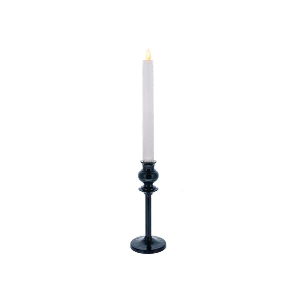 Navy Blue Iron Candle Holders - Small