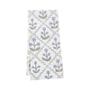 Vintage Floral Tea Towels - Green & White